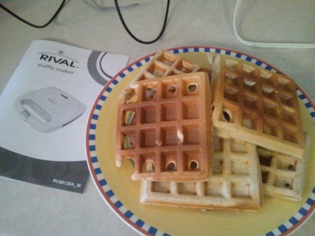 homemade protein waffles